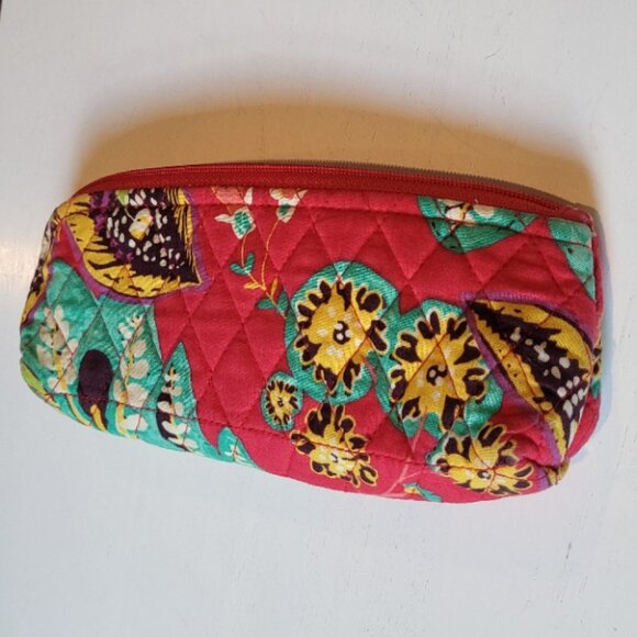 Vera Bradley Retired Rumba Pattern Case Pencil Makeup Pouch - Picture 3 of 16